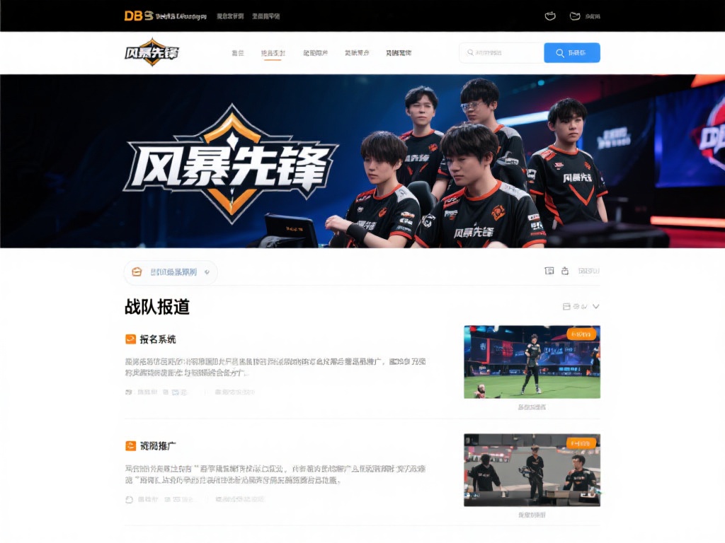 DB电竞官网最新消息：赛事报名详解与最新行业资讯