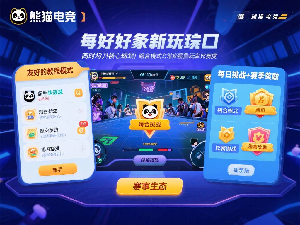 DB电竞熊猫:详解游戏更新与未来动态 为了吸引更多新玩家涌入,熊猫电竞推出了更为友好的教