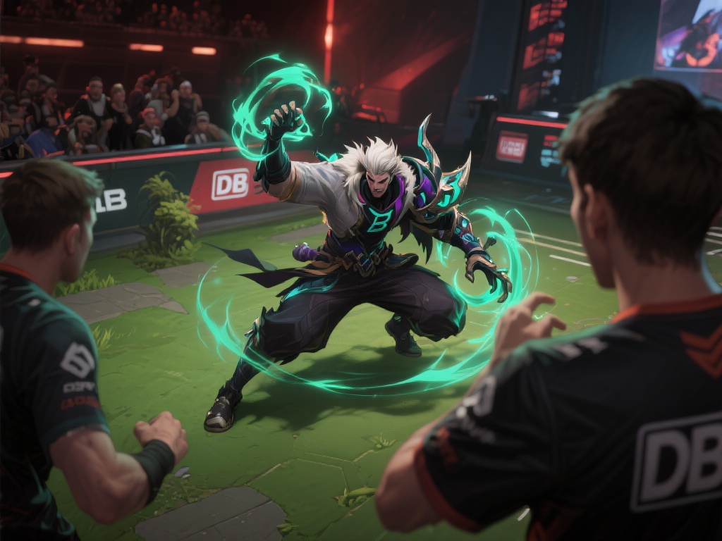 以某次DB电竞比赛为例，A队利用冷门英雄B，以其独